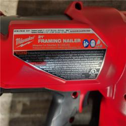 HOUSTON LOCATION - AS-IS (APPEARS LIKE NEW) Milwaukee 2744-20 M18 FUEL 3-1/2 in. 18V 21-Degree Lithium-Ion Brushless Cordless Framing Nailer (Tool-Only)