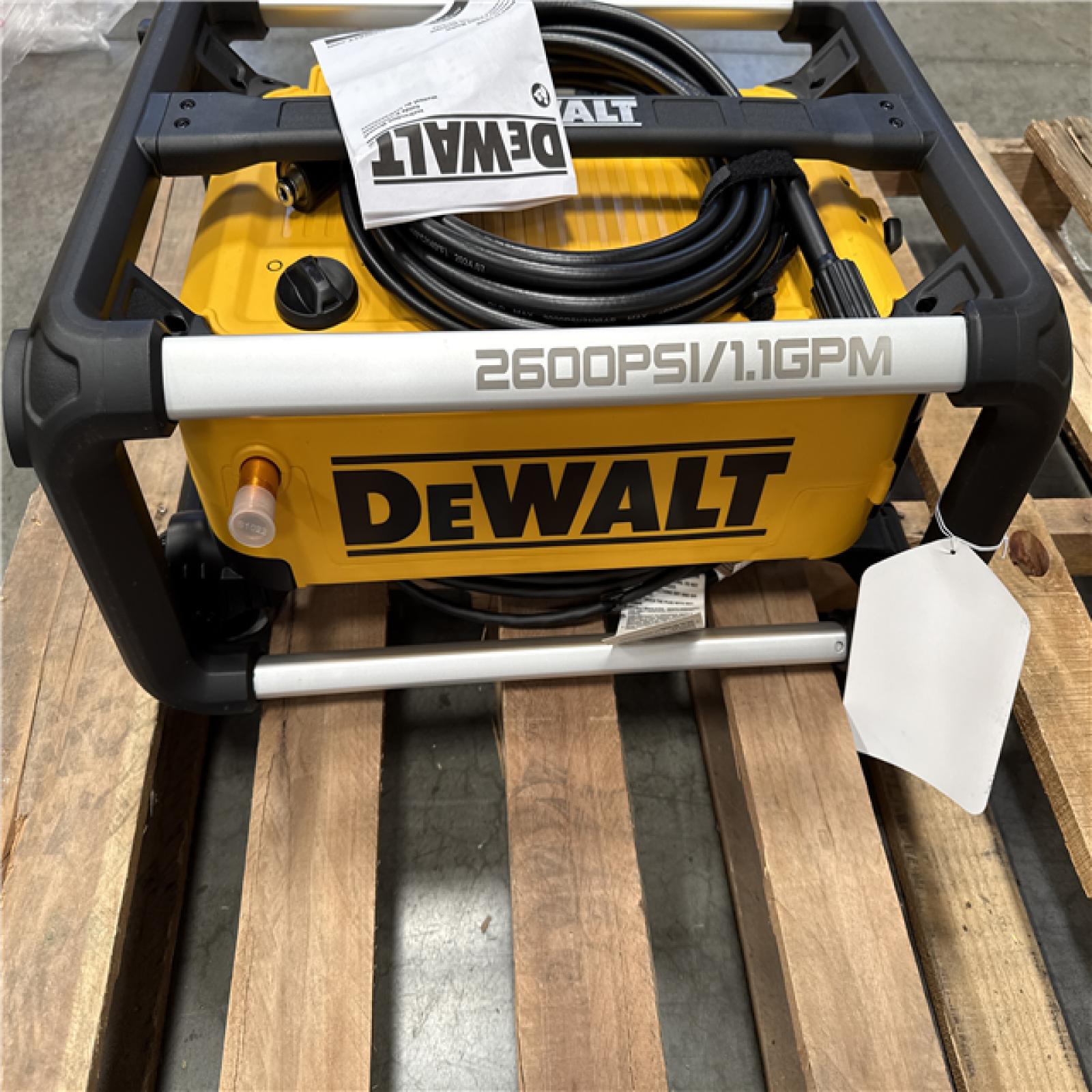 California AS-IS DeWalt 13 Amp Jobsite Electric Cold Water Pressure Washer