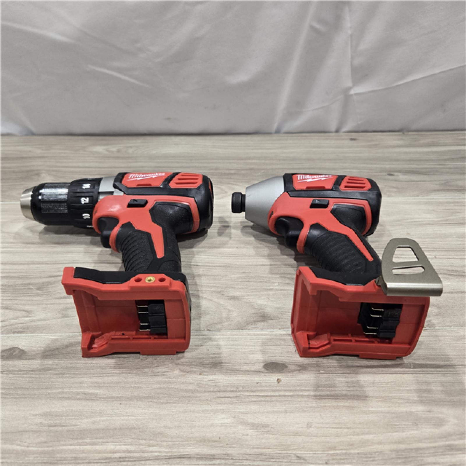 AS-IS Milwaukee 18V Cordless 2-Tool Drill/Driver and Impact Driver Kit