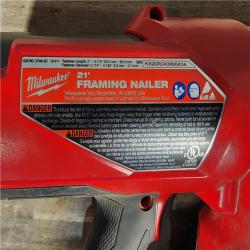 HOUSTON LOCATION - AS-IS Milwaukee 2744-20 M18 FUEL 3-1/2 in. 18-Volt 21-Degree Lithium-Ion Brushless Cordless Framing Nailer (Tool-Only)