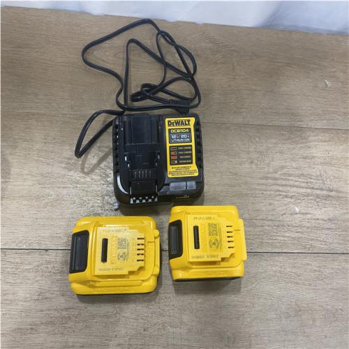 AS-IS DEWALT 20V MAX Lithium-Ion Starter Kit with 4.0 Ah and 5.0 Ah Batteries and Charger