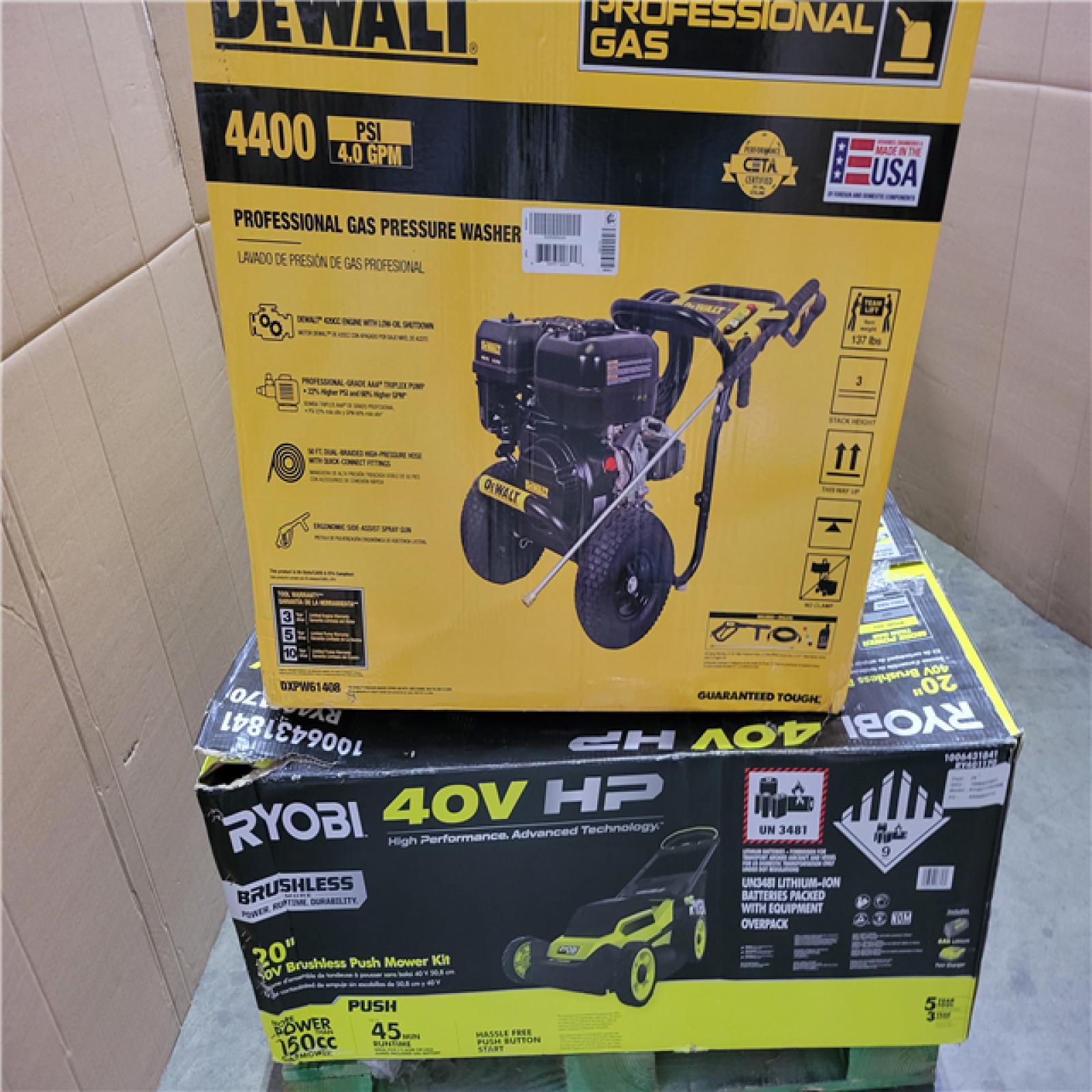 CALIFORNIA AS-IS OUTDOOR POWER EQUIPMENT