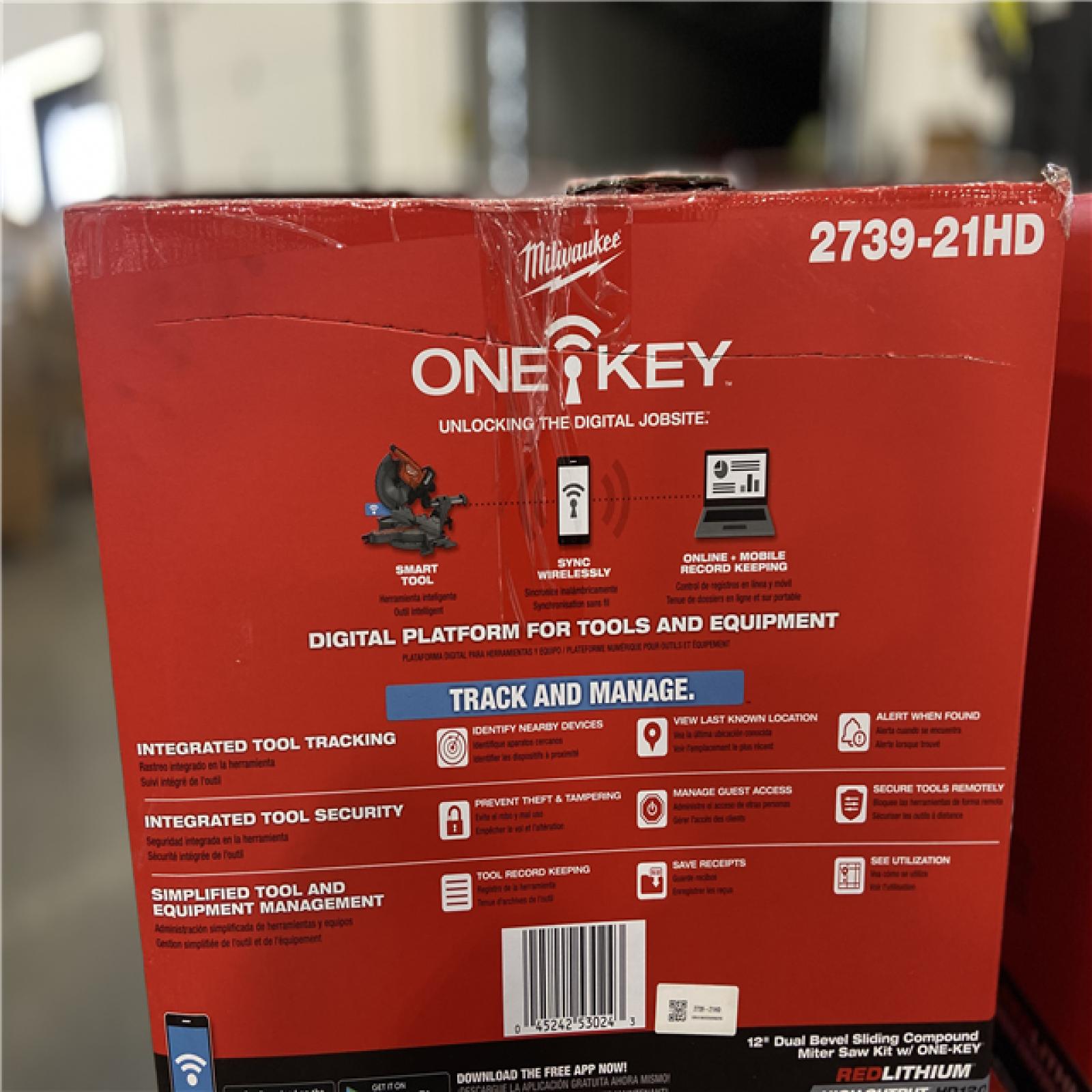 DALLAS LOCATION - Milwaukee M18 FUEL 18V Lithium-Ion Brushless Cordless 12 in. Dual Bevel Sliding Compound Miter Saw Kit with One 12.0Ah Battery