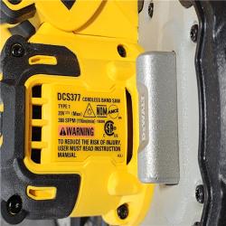 HOUSTON LOCATION - AS-IS Dewalt DCS377B 20V MAX ATOMIC Brushless Cordless 1-3/4  Compact Bandsaw (TOOL ONLY)