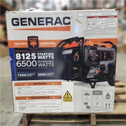 Dallas Location - As-Is Generac 8125/6500-Watt-Electric Gasoline/Propane-Portable Generator