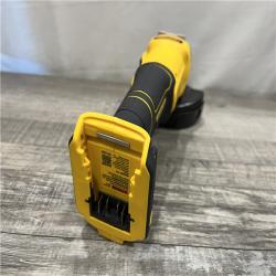 AS-IS DEWALT 20-Volt MAX Cordless Brushless 4-1/2 in. Angle Grinder with Slide Switch (Tool Only)