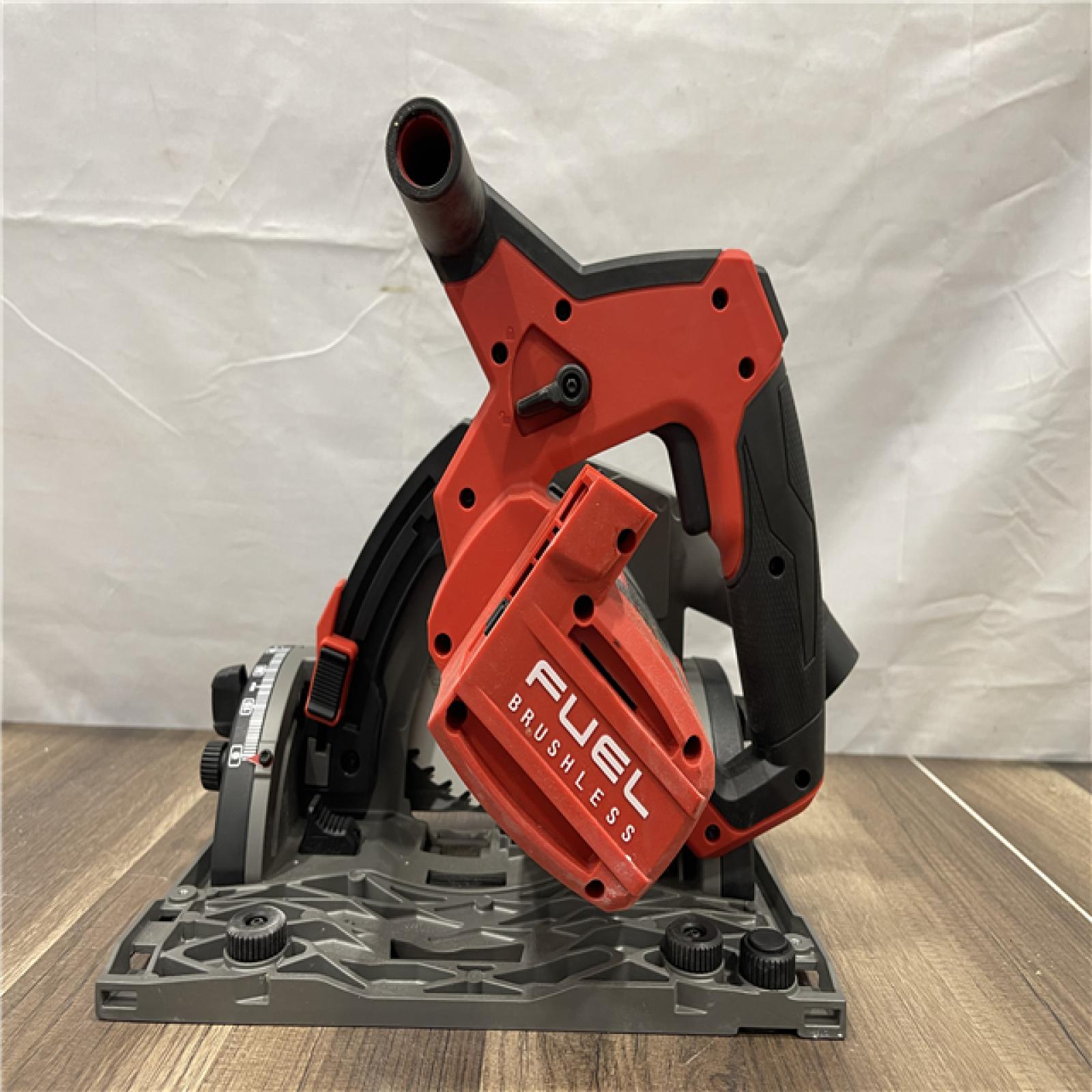 AS-IS Milwaukee M18 FUEL 18V Lithium-Ion Cordless Brushless 6-1/2 in. Plunge Cut Track Saw (Tool-Only)