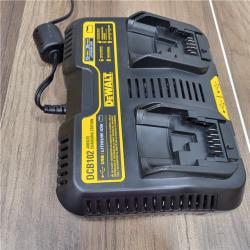 AS-IS DEWALT 12-Volt to 20-Volt MAX Lithium-Ion Dual Port Jobsite Fast Charging Station