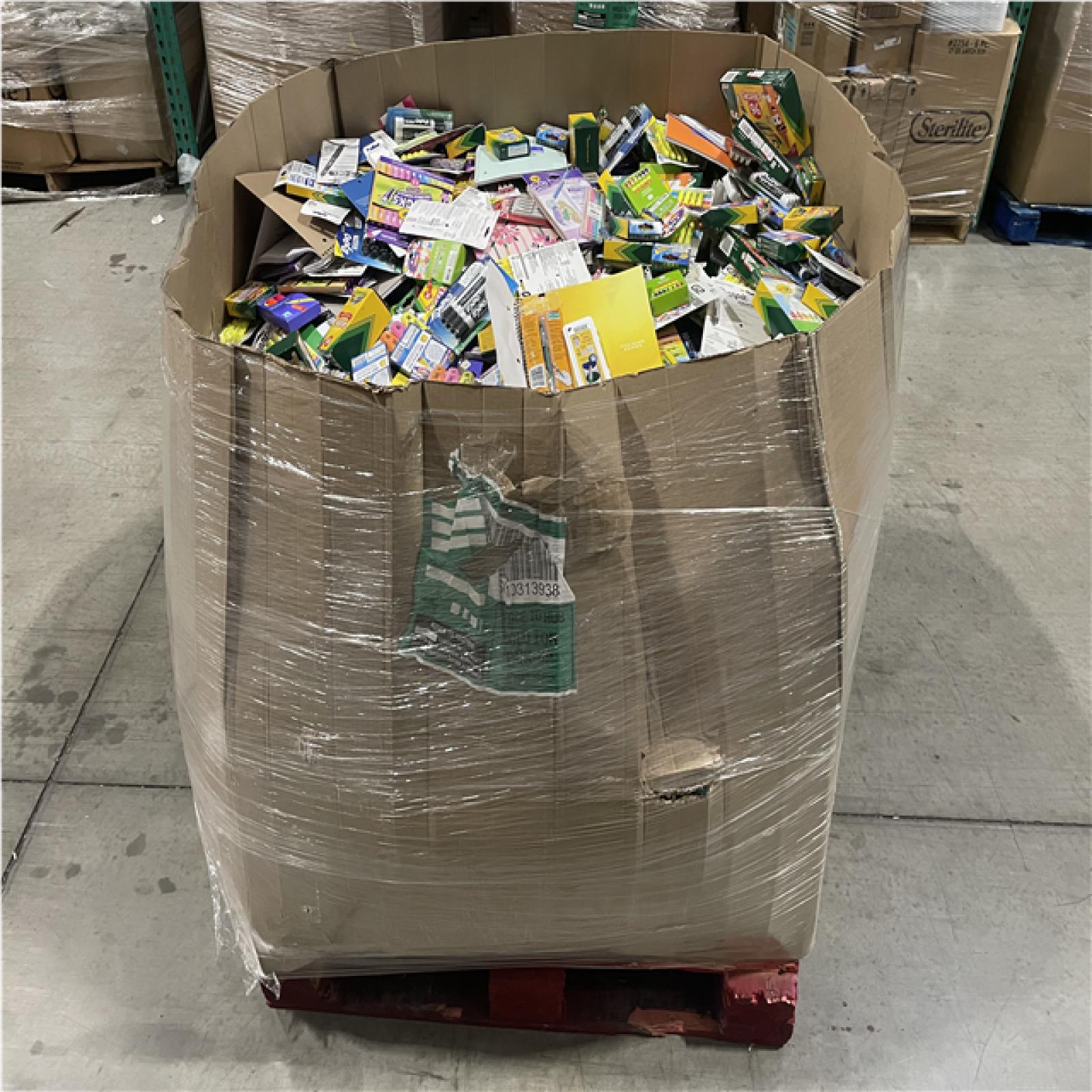 DALLAS LOCATION- AS-IS  ASSORTED SCHOOL SUPPLIES PALLET