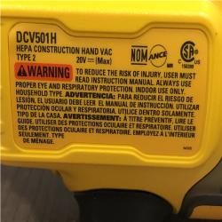 AS-IS DEWALT Bagless 20V MAX Stick Cordless General Dirt Filter Handheld Vacuum (Tool Only)