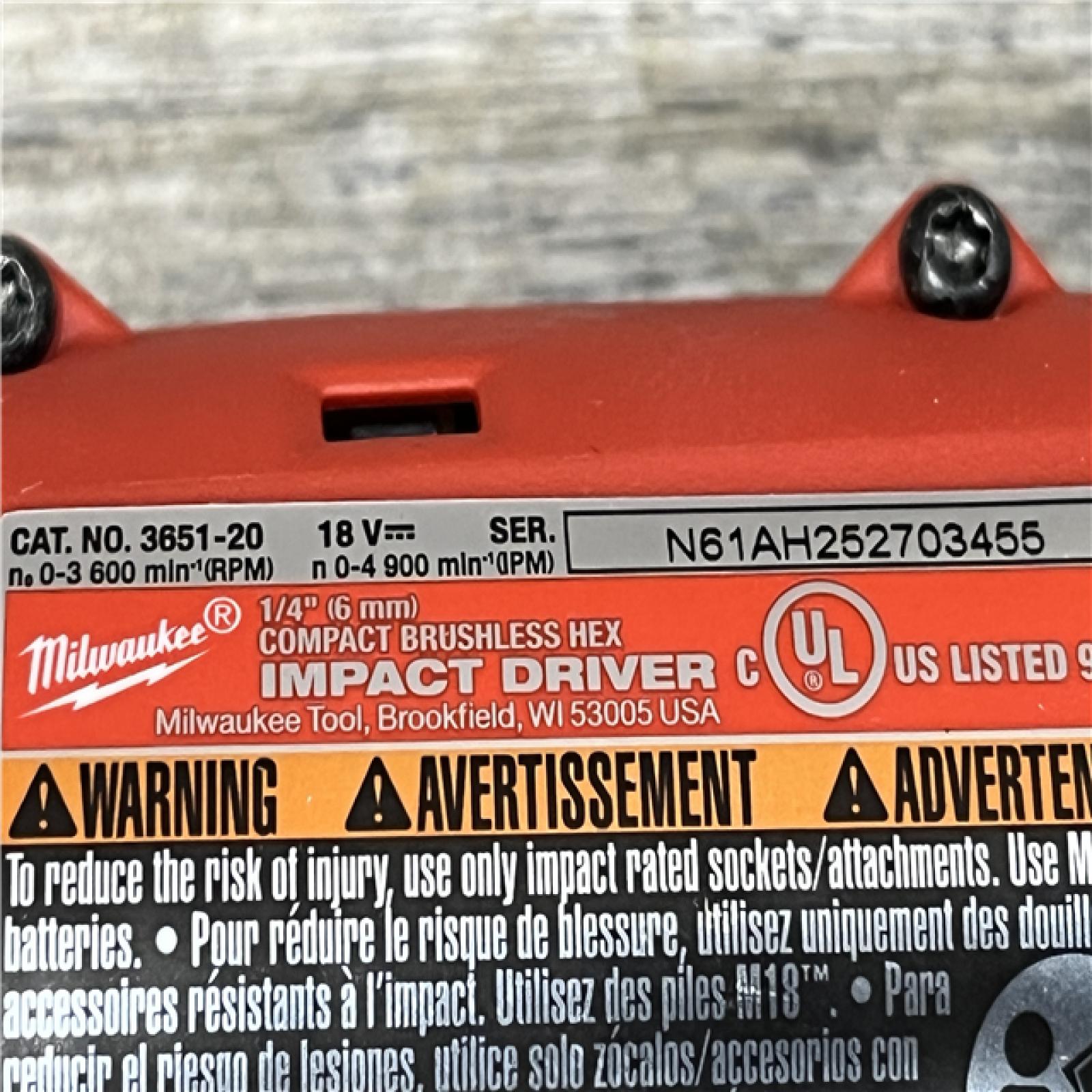 AS-IS Milwaukee 18-Volt Lithium-Ion Brushless Cordless Compact Hammer Drill/Impact Combo Kit