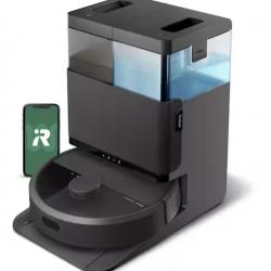 NEW! - iRobot Roomba Plus 405 (G185) Combo 13.2 in. Robotic Vacuum and Mop + with Smart Navigation + AutoWash Dock in Black