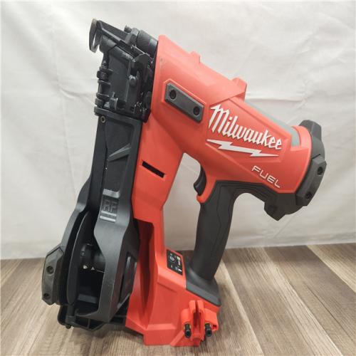 AS-IS- Milwaukee M18 FUEL 18-Volt Lithium-Ion Brushless Cordless Coil Roofing Nailer (Tool Only)