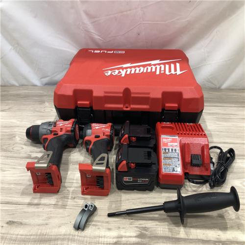 AS-IS Milwaukee FUEL 18V Lithium-Ion Cordless Hammer Drill and Impact Driver Combo Kit