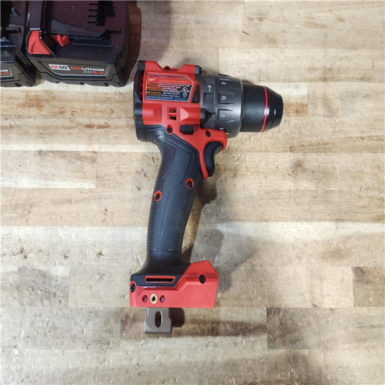 HOUSTON LOCATION - AS - IS Milwaukee FUEL 18V Lithium-Ion Brushless Cordless 1/2 in. Hammer Drill Driver Kit