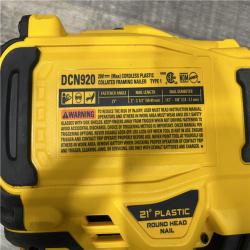 AS-IS DEWALT 20-Volt 21° Cordless Framing Nailer (Tool-Only)