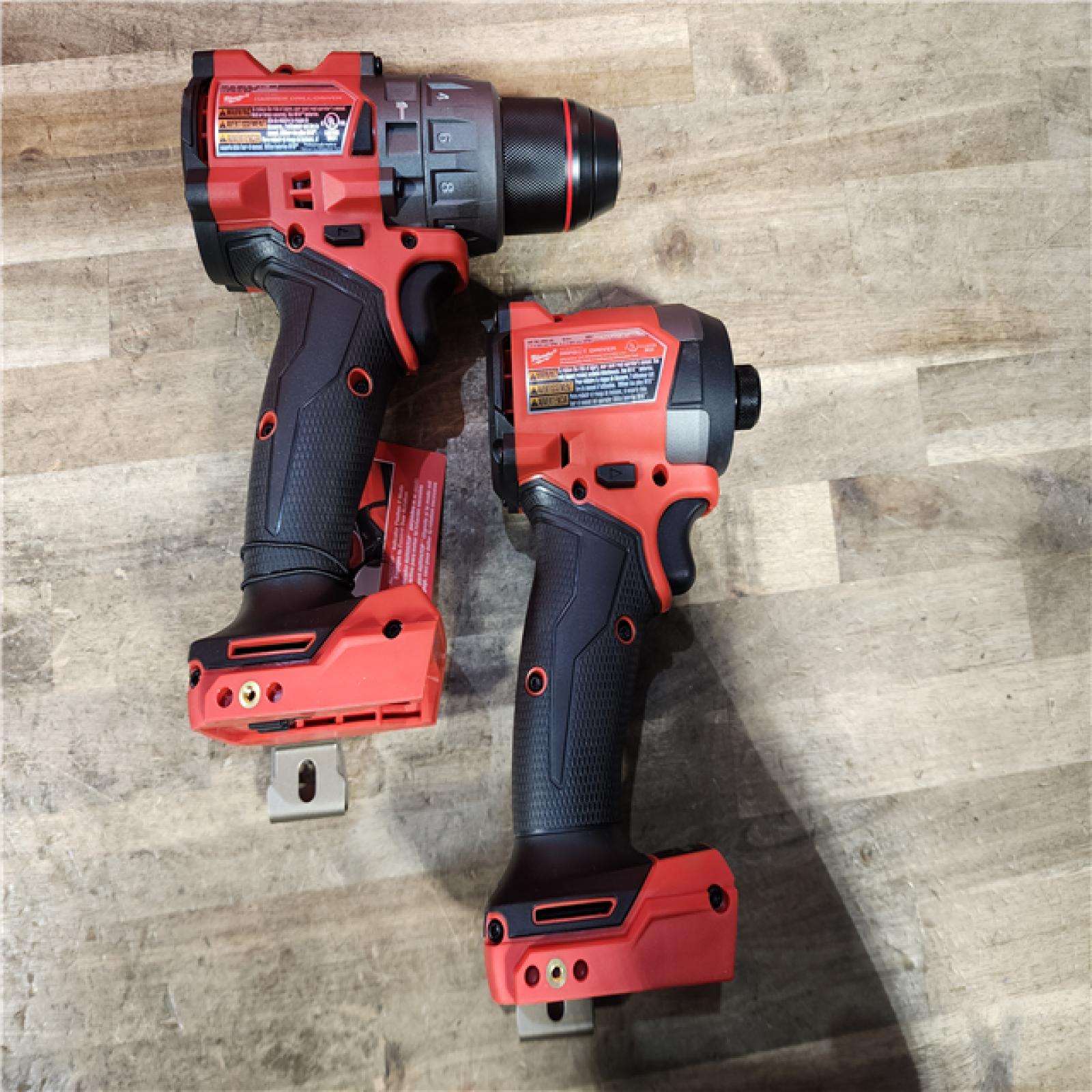 HOUSTON LOCATION - AS-IS (APPEARS LIKE NEW) Milwaukee FUEL 18V Lithium-Ion Brushless Cordless Hammer Drill and Impact Driver Combo Kit