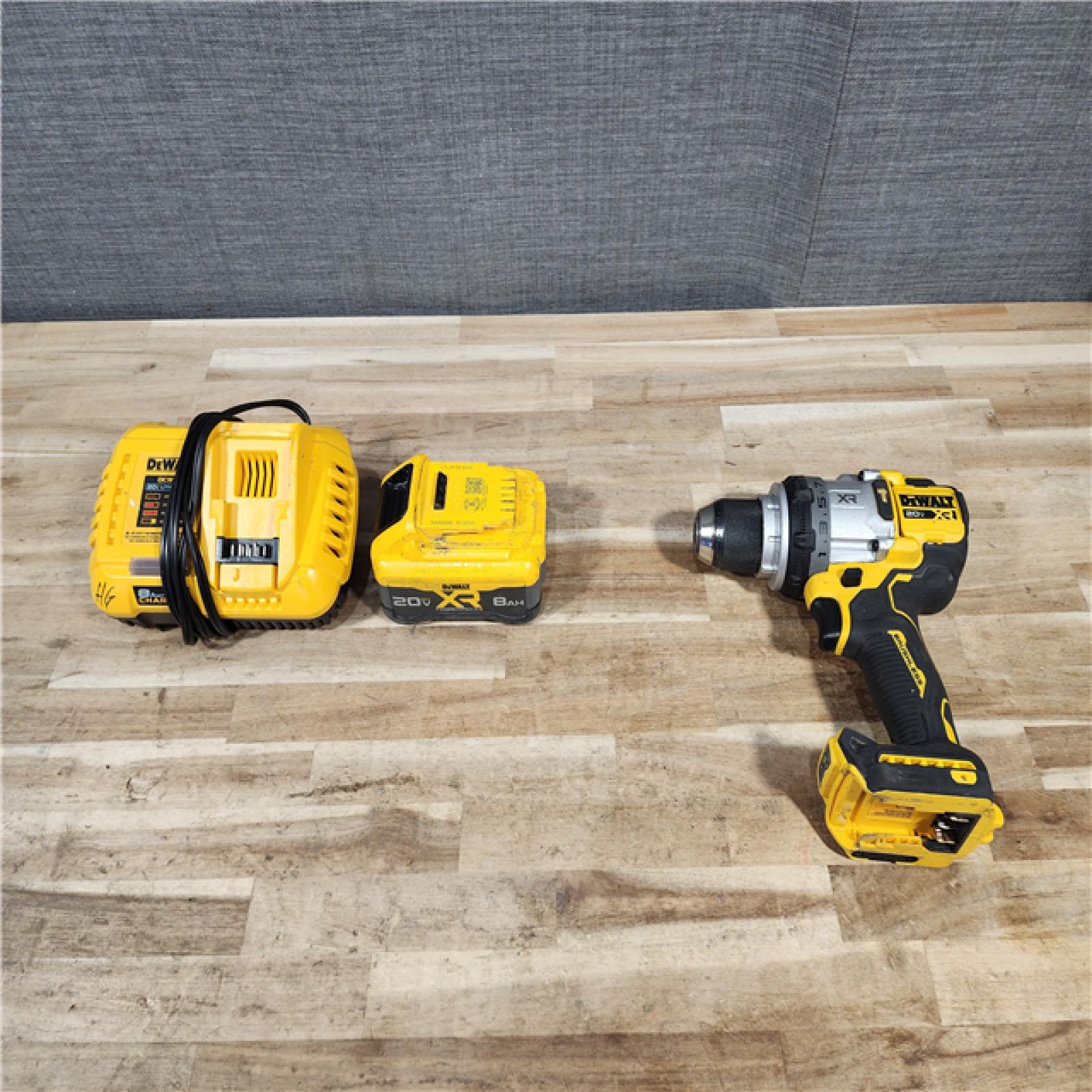 HOUSTON LOCATION - AS-IS DEWALT 20V XR Lithium-Ion Cordless Hammer Drill Kit (Battery & Charger)