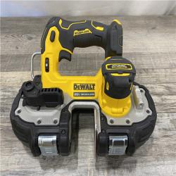 AS-IS DEWALT ATOMIC 20V MAX Cordless Brushless Compact 1-3/4 in. Bandsaw (Tool Only)