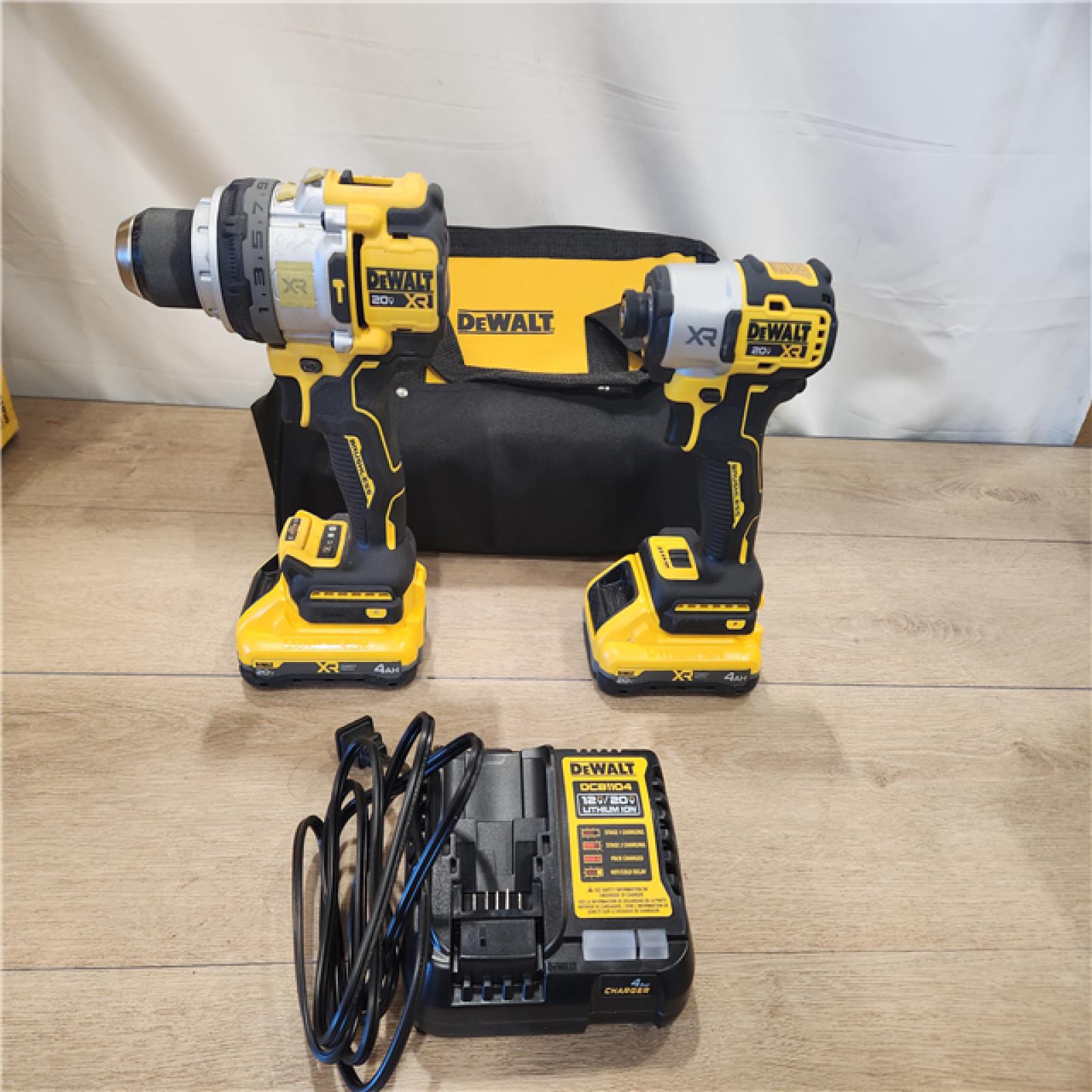 AS-IS- DEWALT 20V MAX Lithium-Ion Cordless 2-Tool Combo Kit