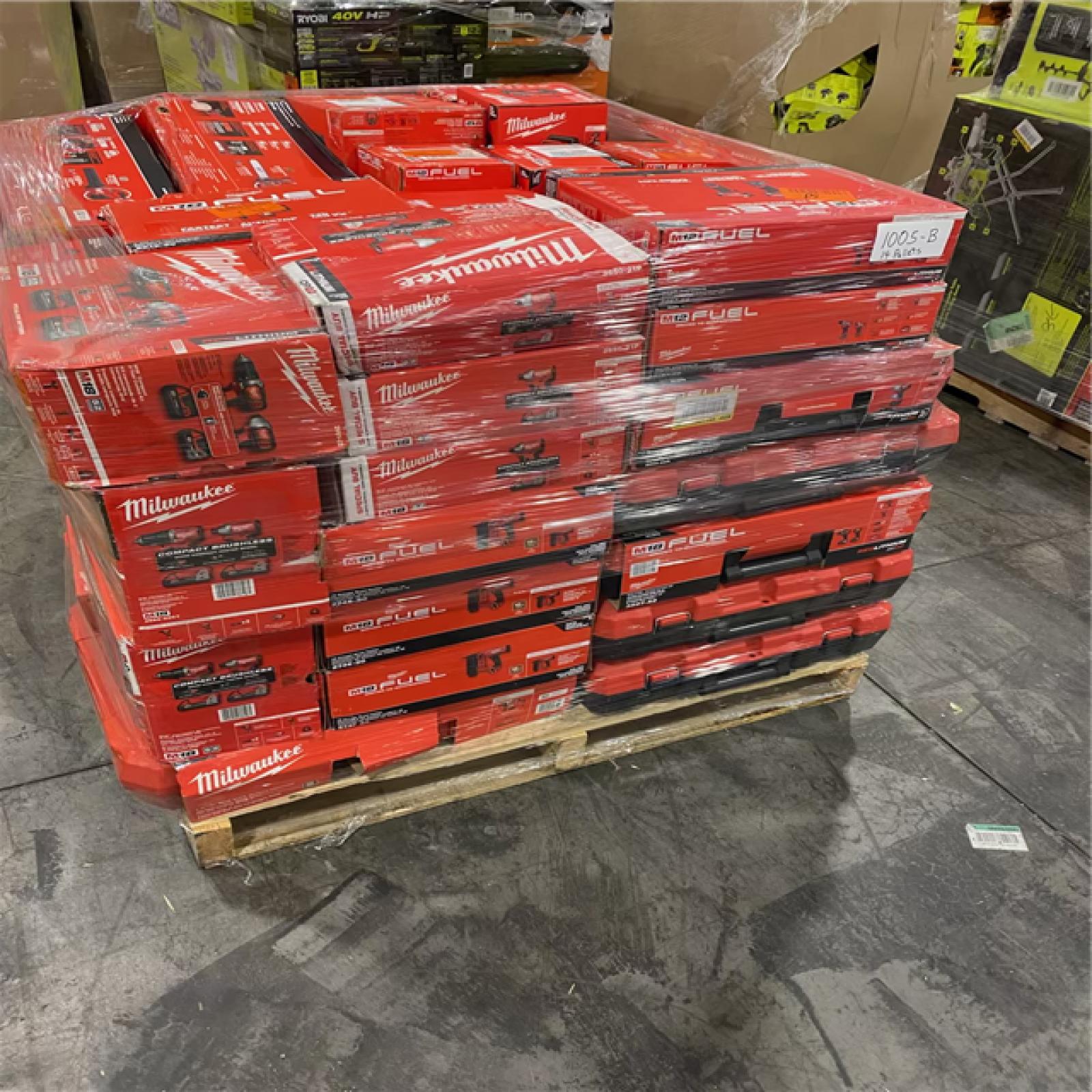 Pittston Location As-Is Power Tools Partial Truckload (14 Pallets) 1005-B
