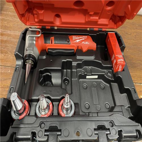 AS-IS MILWAUKEE M12 FUEL ProPEX Expander Tool with 1/2 in. - 1 in. RAPID SEAL ProPEX Expander Heads
