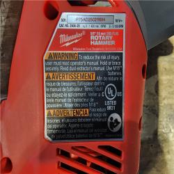 HOUSTON LOCATION - AS-IS Milwaukee M18 FUEL 18V Lithium-Ion Brushless Cordless 5/8 in. SDS-Plus Rotary Hammer (Tool-Only)