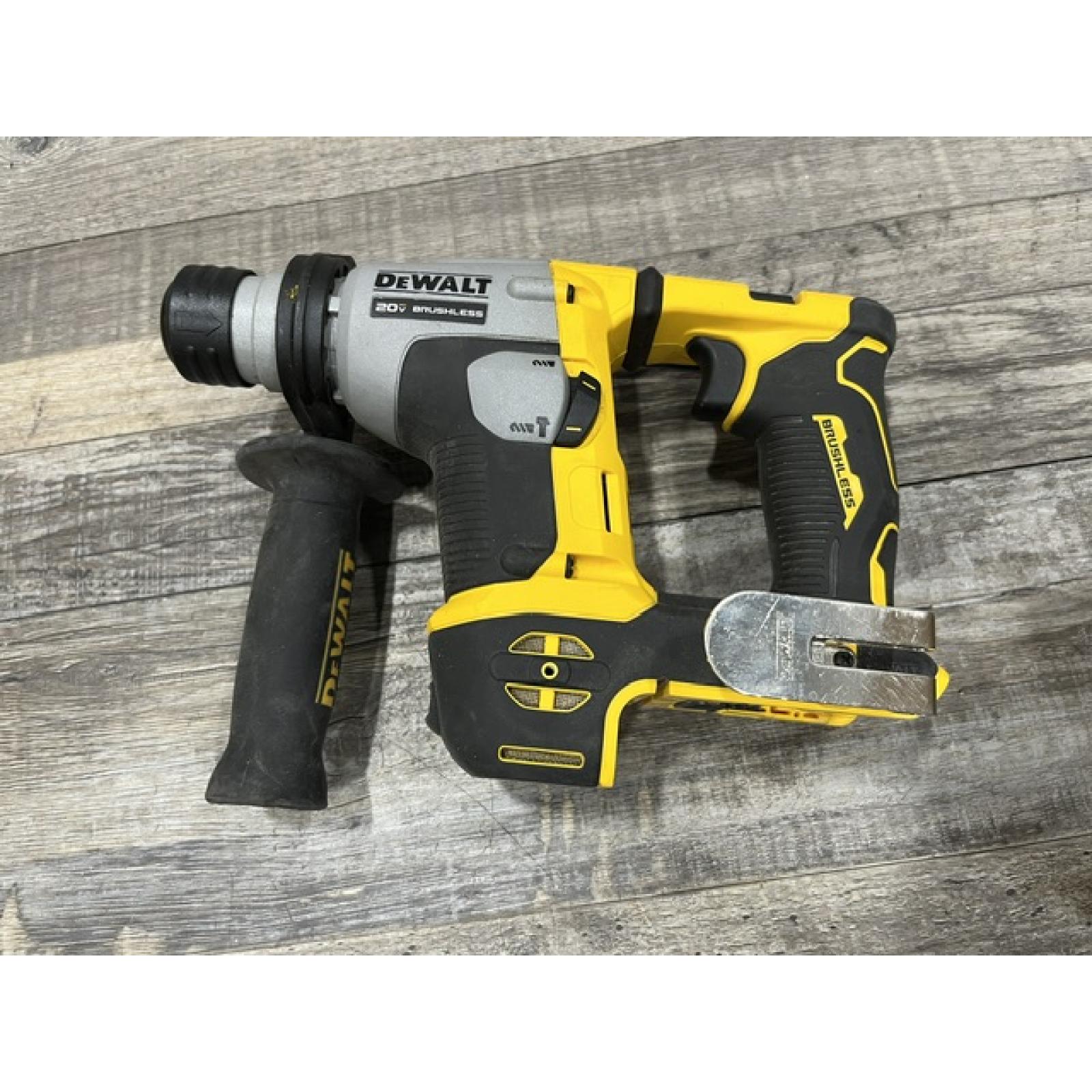 AS-IS DEWALT ATOMIC 20V MAX Cordless Brushless Ultra-Compact 5/8 in. SDS Plus Hammer Drill (Tool Only)