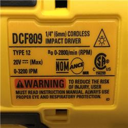 AS-IS DEWALT Atomic 20V Max Lithium-Ion Brushless Cordless Compact 1/4 in. Impact Driver Kit