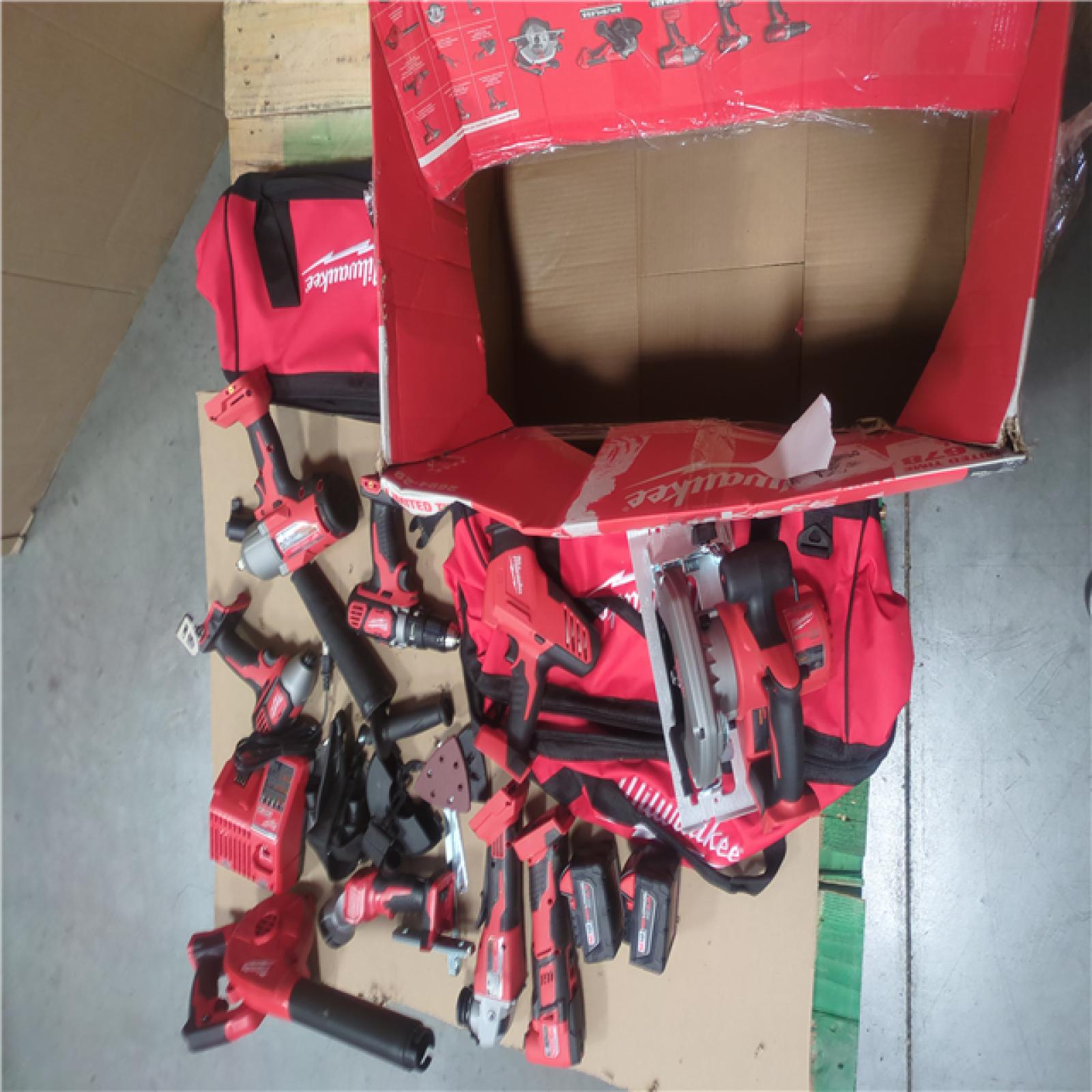 CALIFORNIA AS-IS MIWUAKEE M18 9-Tool Combo Kit