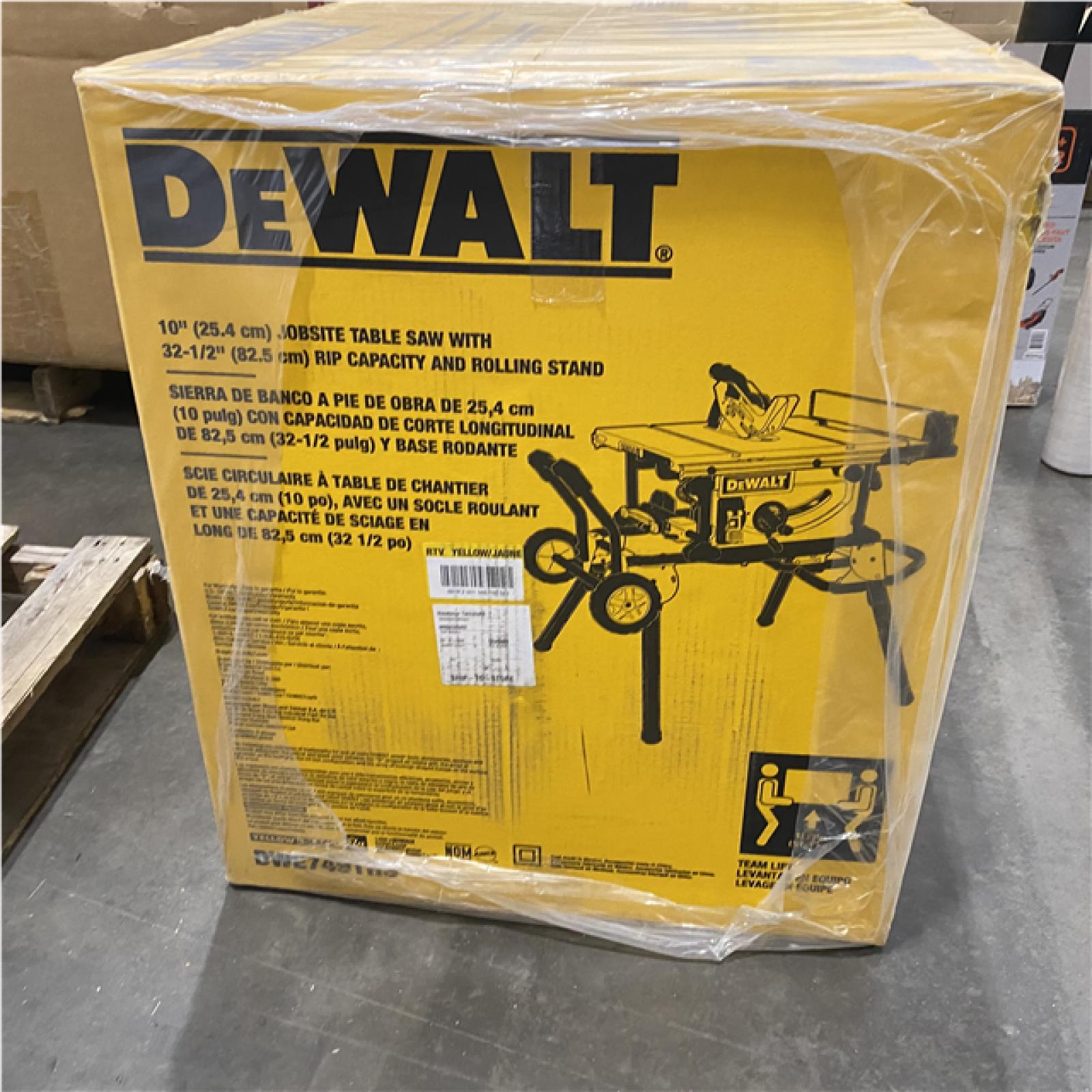 NEW- DEWALT 10 in. 15 Amp 120V Site-Pro Compact Jobsite Table Saw DWE7491RS New