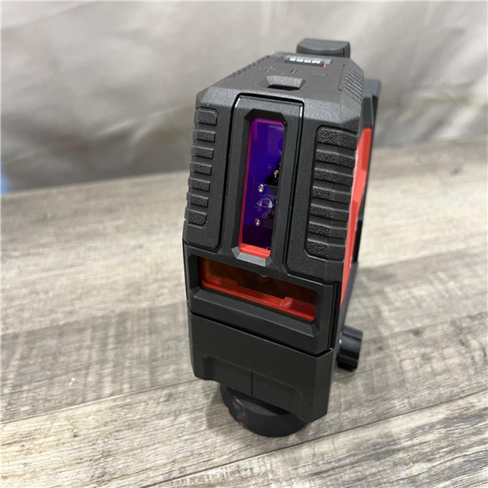AS-IS Milwaukee 100 ft. REDLITHIUM Lithium-Ion USB Green Rechargeable Cross Line Laser Level with Charger