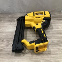 AS-IS DEWALT 20V MAX XR Lithium-Ion Electric Cordless 18-Gauge Brad Nailer (Tool Only)