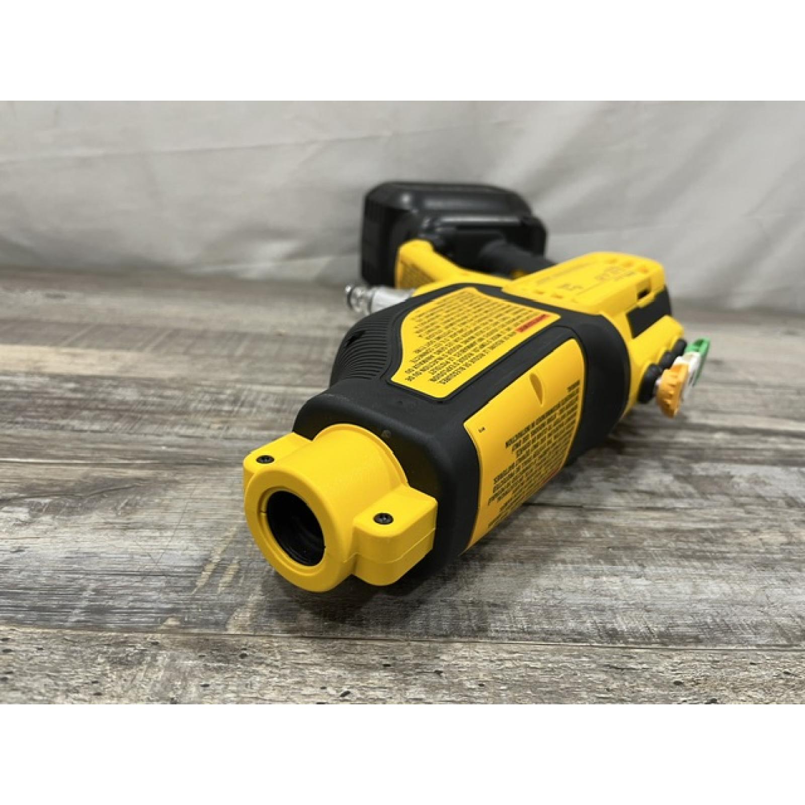 AS-IS DEWALT 20V MAX 550 PSI 1.0 GPM Cold Water Cordless Power Cleaner with 4-Nozzles (Tool Only)