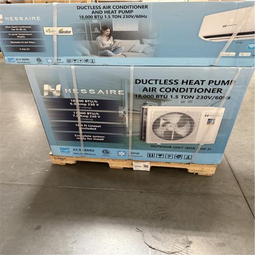 California AS-IS Hessaire Ductless AC & Heat Pump