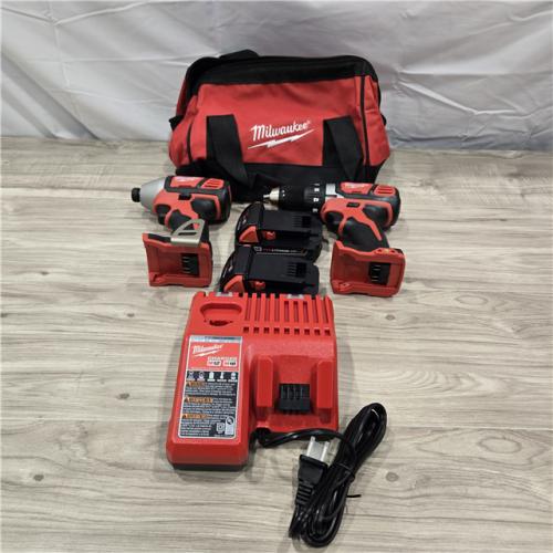 GOOD! - Milwaukee 18V Cordless 2 Tool Drill/Driver and Impact Driver Kit