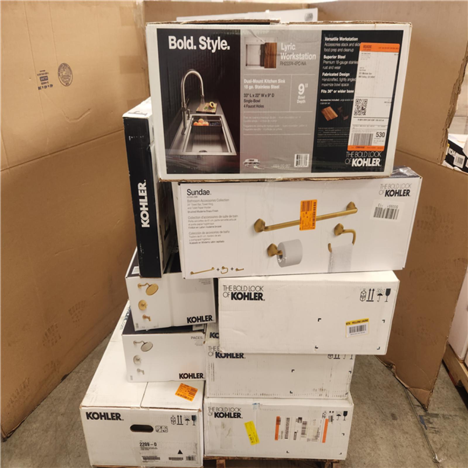Phoenix AS-IS Pallet of Assorted Kohler Goods