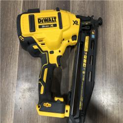 AS-IS DEWALT 20V MAX XR 16-Gauge Electric Cordless Angled Finishing Nailer Kit