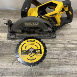 AS-IS DEWALT FLEXVOLT 60V MAX Cordless Brushless 7-1/4 in. Wormdrive Style Circular Saw (Tool Only)