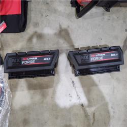HOUSTON LOCATION - AS-IS MX FUEL Lithium-Ion 14 in. Cut Off Saw Kit with RAPIDSTOP Brake W/ (2) FORGE XC8.0 Batteries & (1) MX FUEL Super Charger