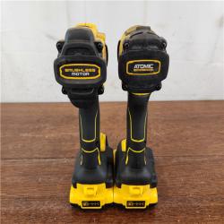 AS-IS DEWALT 20V MAX XR Brushless Cordless Drill/Impact Driver (2-Tool) Combo Kit