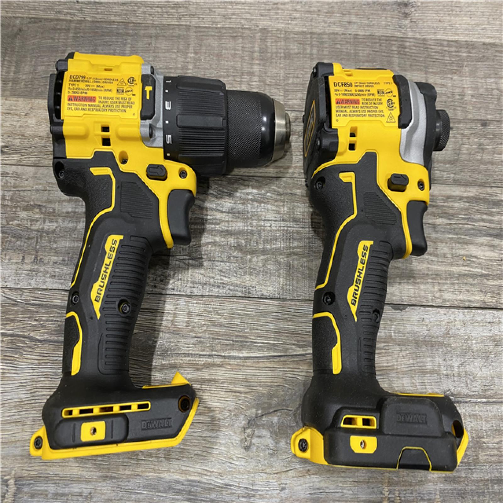 AS-IS DEWALT ATOMIC 20V MAX Lithium-Ion Cordless 2-Tool Combo Kit