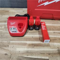 HOUSTON LOCATION - AS-IS (APPEARS LIKE NEW) M12 12-Volt Lithium-Ion Cordless PEX Expansion Tool Kit with (2) 1.5 Ah Batteries  (3) Expansion Heads and Hard Case