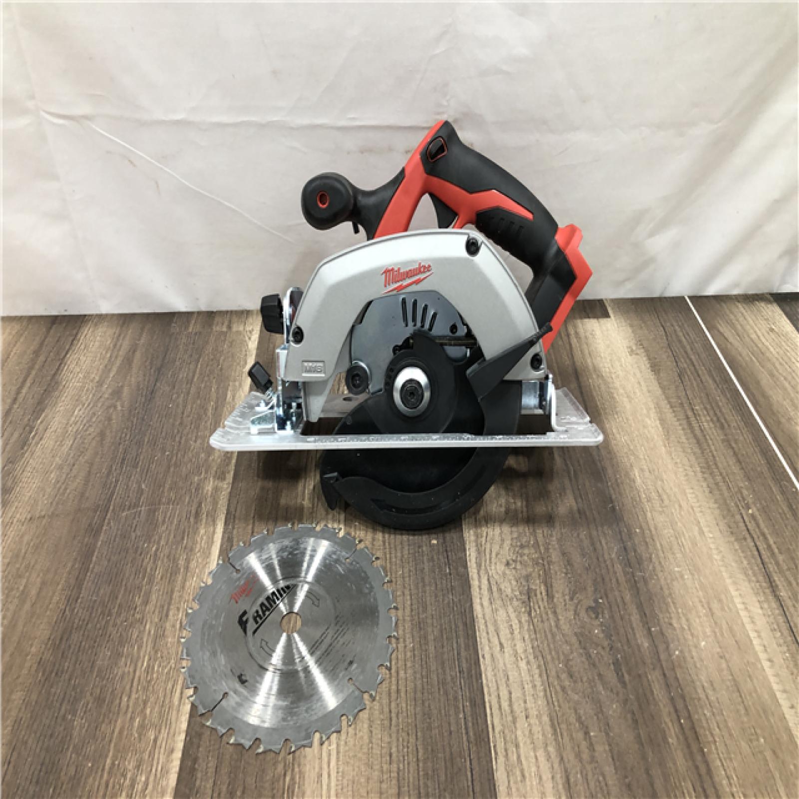 AS-IS Milwaukee 18V Lithium-Ion Cordless 6-1/2 in. Circular Saw (Tool-Only)