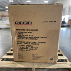 DALLAS LOCATION- RIDGID K-4310 FXP 3/4 in. Drain Cleaning Drum Machine Standard Kit