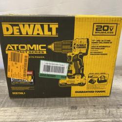 NEW - DEWALT ATOMIC 20-Volt Lithium-Ion Cordless 1/2 in. Compact Hammer Drill Kit