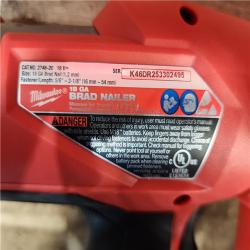 HOUSTON LOCATION - AS-IS (APPEARS LIKE NEW) Milwaukee FUEL 18-Volt Lithium-Ion Brushless Cordless Gen II 18-Gauge Brad Nailer (Tool-Only)