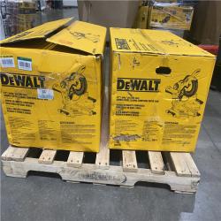 Dallas Location - As-Is- DEWALT 15 Amp Corded 12 in. Double Bevel Sliding Compound Miter Saw(Lot Of 2)
