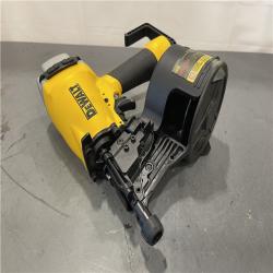 AS-IS- DEWALT Pneumatic 15-Degree Coil Corded Siding Nailer