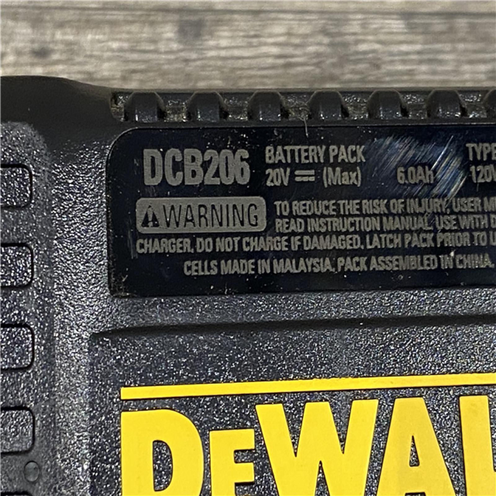 AS-IS DEWALT 20V MAX Lithium-Ion 6.0Ah Battery (2-Pack)